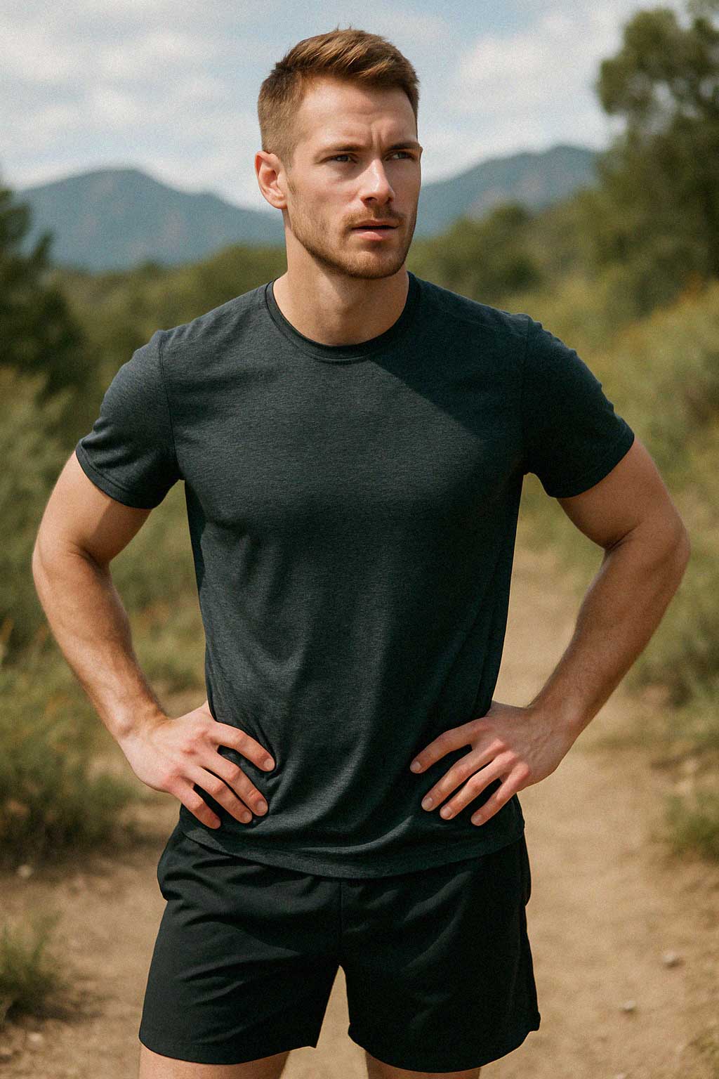 A Gentlemen’s Health Collective member on a trail run